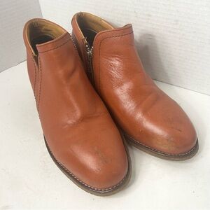 Tan Ankle Boots Slip-Resistant Steel Toe